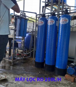 Máy lọc nước công nghiệp RO 250l/h  May loc nuoc cong nghiep RO 250l/h